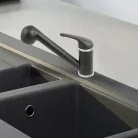 Ferro Freya zuhanyfejes mosogató csaptelep antracit BFR8B