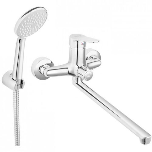 Ferro Isso KMT csaptelep zuhanyszettel króm 35 cm BIS55A rajza