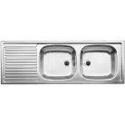 Blanco BLANCOTOP EZS 12x4 2 rozsdamentes mosogató (BL-500374K)