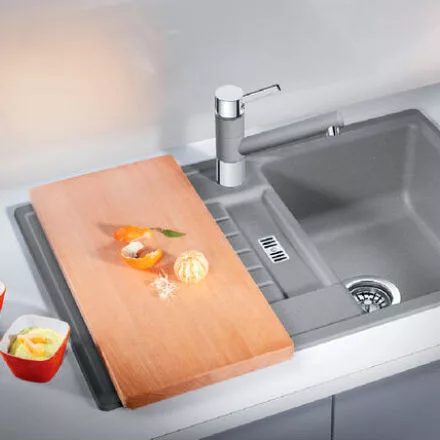 Blanco Zia 45S gránit mosogató 79x50 antracit BL-514732 rajza