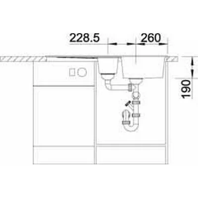 Blanco BLANCOZIA 6 S gránit mosogató kávé (BL-515072)