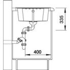 Blanco BLANCOZIA 40 S gránit mosogató jázmin (BL-516923)