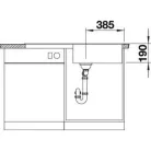 Blanco BLANCOZIA XL 6 S gránit mosogató fehér (BL-517571)