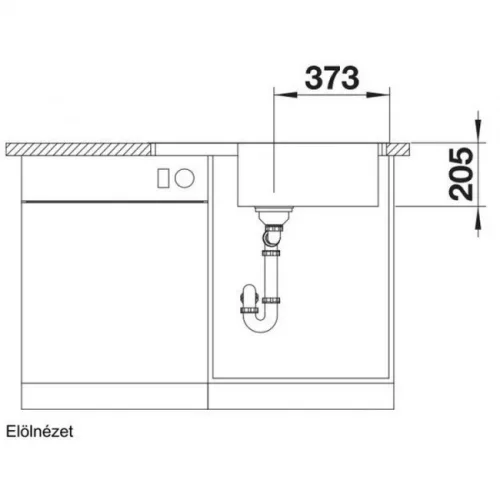 BLANCO LEMIS XL 6 S-IF Compact rozsdamentes mosogató furattal BL-525110