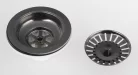 Bruckner mosogató lefolyótálka, gunmetal