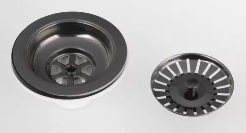 Bruckner mosogató lefolyótálka, gunmetal