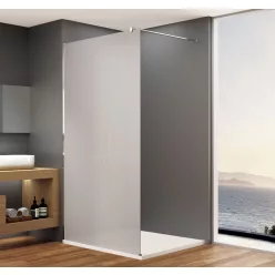 Bruckner SPITZA WALK-IN fix zuhanyfal, 900mm, matt üveg