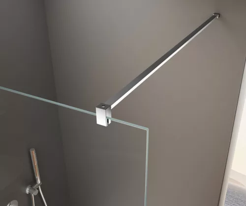 Bruckner SPITZA WALK-IN fix zuhanyfal, 1000mm, matt üveg