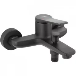 Ferro Stratos Black kád csaptelep zuhanyváltóval fekete BSC1BL