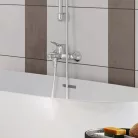 Ferro Stillo kád csaptelep zuhanyváltóval króm BSL1