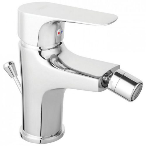 Ferro Tiga VerdeLine automata bidé csaptelep króm BTG6VL rajza