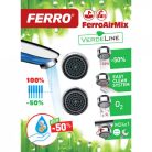 Ferro Tiga VerdeLine automata bidé csaptelep króm BTG6VL