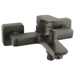   FERRO Vitto Verdeline Gun Metal falra szerelhető kádcsaptelep zuhanyszett nélkül (BVI1VLGM)
