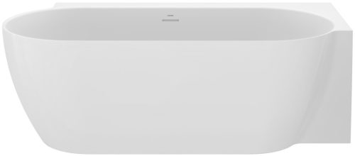 Ravak Freedom Corner II Tec 175x86 jobb, akrilkád, fehér, fehér/fekete/króm lefolyó