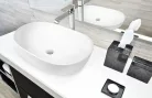 Invena TEJA mosdókagyló, ovális, asztali, 60 cm, fehér (CE-09-001-C)