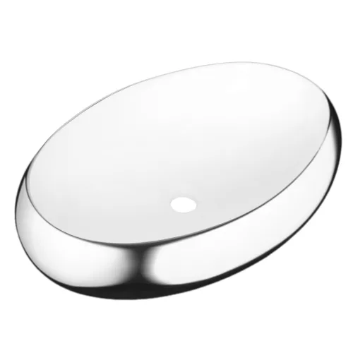 Invena Fresco mosdókagyló – fehér/króm (CE-31-001-W)