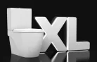 Creavit GRANDE XL monoblokkos WC, ülőke nélkül