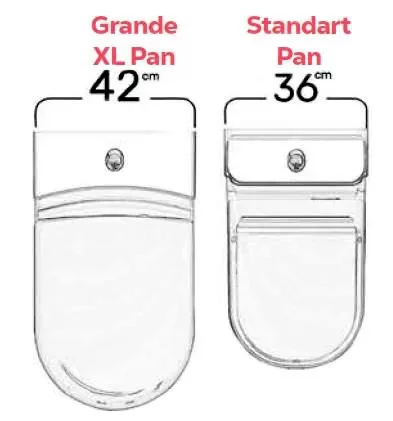 Creavit GRANDE XL monoblokkos WC, ülőke nélkül