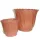 Csavart virágcserép 13 cm terrakotta Csav013