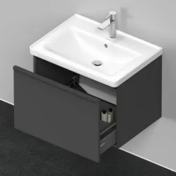 Duravit D-Neo alsószekrény 1 fiók 634x452 matt grafit DE425404949 k