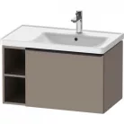 Duravit D-Neo alsószekrény 1 fiók polc balra 784x452 basalt DE425704343 kk