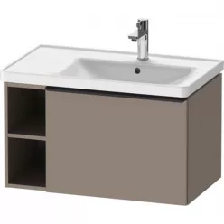 Duravit D-Neo alsószekrény 1 fiók polc balra 784x452 basalt DE425704343 kk