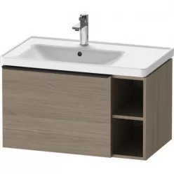 Duravit D-Neo alsószekrény 1 fiók polc 784x452 terra tölgy DE425803535 k