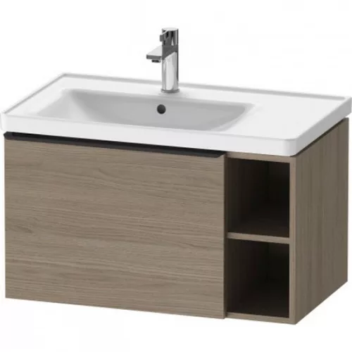 Duravit D-Neo alsószekrény 1 fiók polc 784x452 terra tölgy DE425803535 k