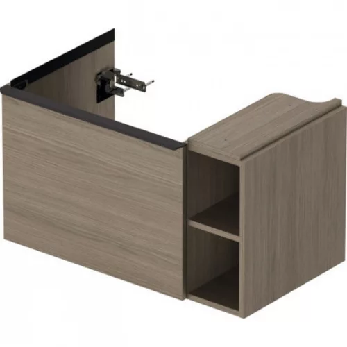 Duravit D-Neo alsószekrény 1 fiók polc 784x452 terra tölgy