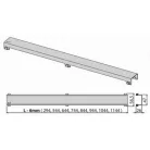 Alcaplast DESIGN tömör zuhanyfolyókarács rozsdamentes matt 300 mm (DESIGN-300MN)