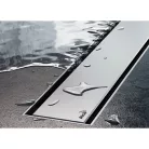 Alcaplast DESIGN tömör zuhanyfolyókarács rozsdamentes fényes 650 mm (DESIGN-650LN)