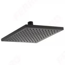   Ferro mennyezeti fejzuhany 200x200 mm szögletes fekete (DSN02BL)
