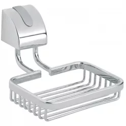 Ferro Cascata rácsos szappantartó szatén króm E01