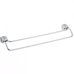 Ferro Cascata dupla törölközőtartó rúd 60 cm szatén króm E10