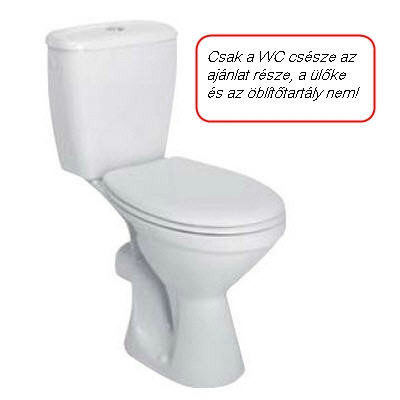 Kolo Idol monoblokkos WC csésze hátsó kifolyású (FK13200)