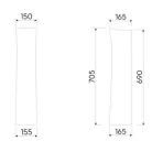 Kolo Idol mosdóláb szifontakaró (FK77000)