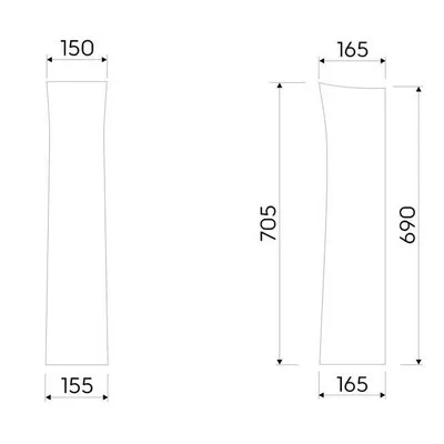 Kolo Idol mosdóláb szifontakaró (FK77000)