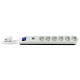 Asztali elosztó "ICE" 6-os kapcsolós + 2USB bl 1,4m 3x1.5 0014648103