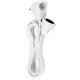 Földelt lengő hosszabbító Powersplit 5m 3x1.5 fehér 0016150114