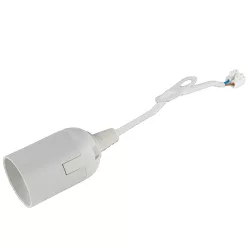 Foglalat sorkapoccsal, E27, fehér 0513057555