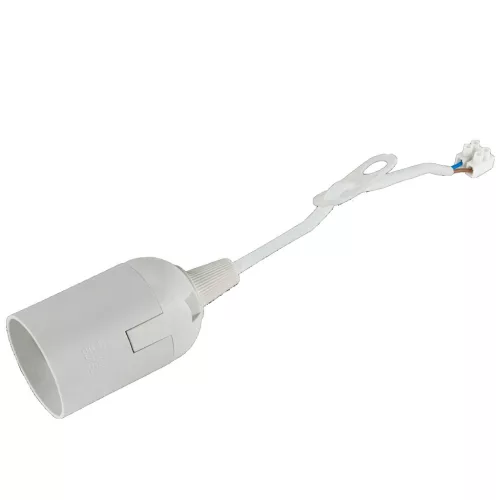 Foglalat sorkapoccsal, E27, fehér 0513057555
