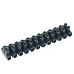 Sorkapocs 2 csavaros 2.5-6/10 mm 12p fekete 0518409777