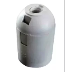 Foglalat E27, pattintós foglalat, fehér 0716H