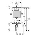 Geberit KOMBIFIX Basic beépíthető WC tartály tégla falhoz (110.100.00.1)