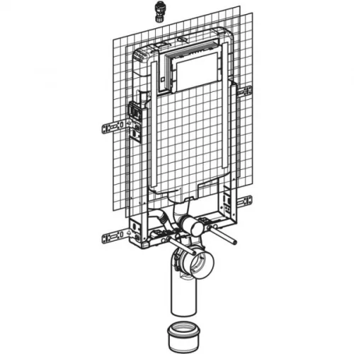 Geberit Kombifix WC szerelőelem Sigma 8 öblítőtartállyal GE-110.792.00.1