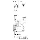 Geberit Duofix Basic szerelőelem fali WC részére (111.153.00.3)