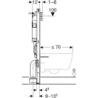 Geberit Duofix WC-szerelőelem 112 cm – Sigma 12 cm-es tartállyal (111.300.00.6)