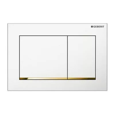 Geberit Omega 30 műanyag nyomólap matt fényes matt króm GE-115.080.KN.1 műszaki rajz