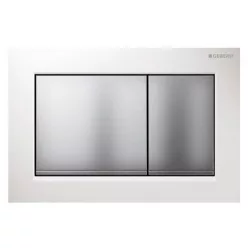 Geberit Omega 30 műanyag nyomólap matt fényes matt króm GE-115.080.KN.1 műszaki rajz