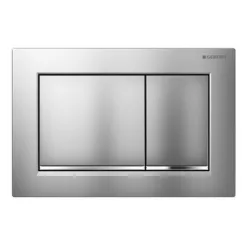 Geberit Omega 30 műanyag nyomólap matt fényes matt króm GE-115.080.KN.1 műszaki rajz